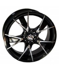 Sportmax Racing SR-508 Black+Chr. Ins. R18 W7.5 PCD10x112/114.3 ET42 DIA67.1   